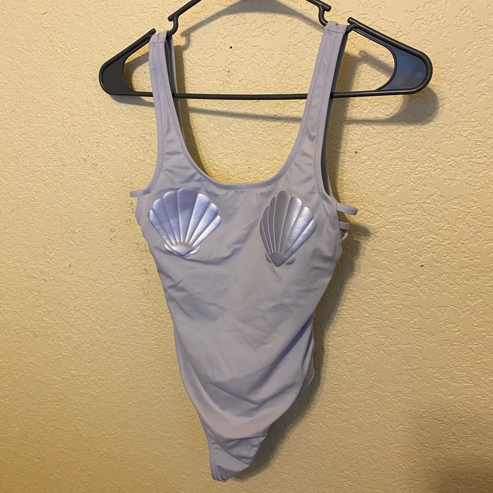 PINK! Mermaid one piece swimsuit!